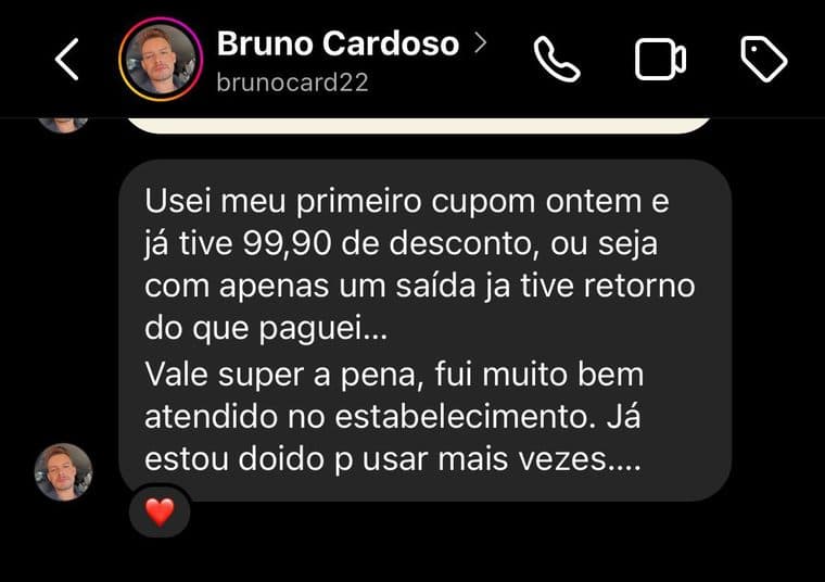 Depoimento de Bruno Cardoso — Caxias em Dobro