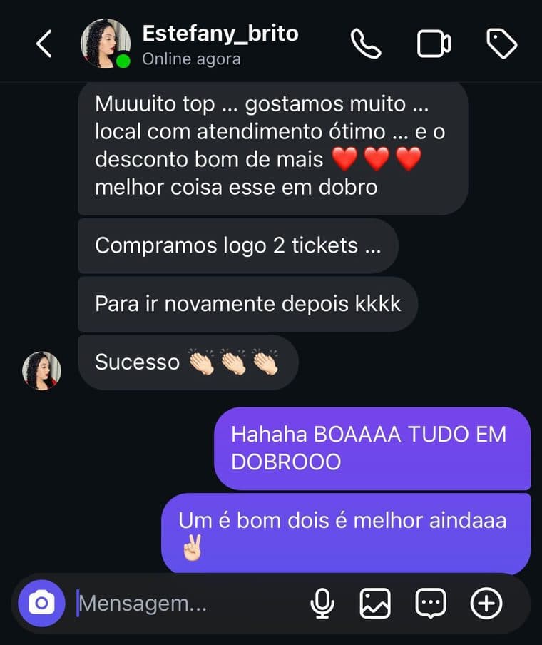 Depoimento de Estefany Brito — Caxias em Dobro